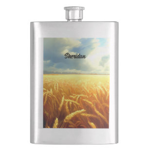 Tarweveld in de zomer flacon