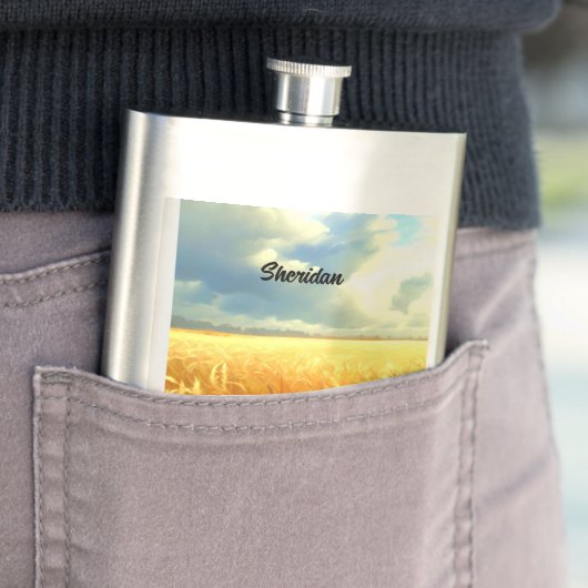 Tarweveld in de zomer flacon (Voorbeeld)