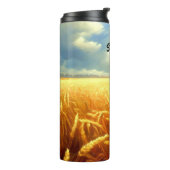 Tarweveld in de zomer thermosbeker (Gedraaid links)