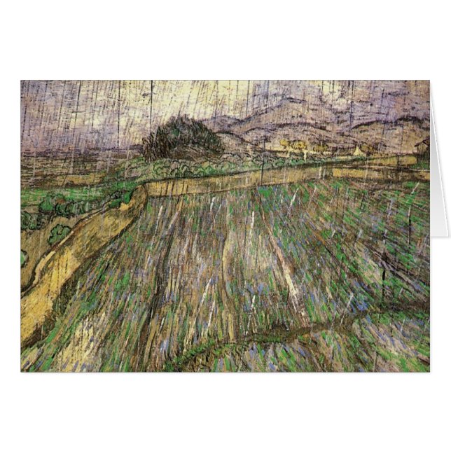 Tarweveld in Regen (F650) Van Gogh Fine Art (Voorkant Horizontaal)