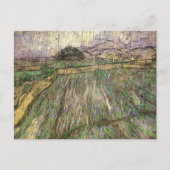 Tarweveld in Regen (F650) Van Gogh Fine Art Briefkaart (Voorkant)
