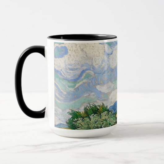 Tarweveld met cilinders mok (Links)