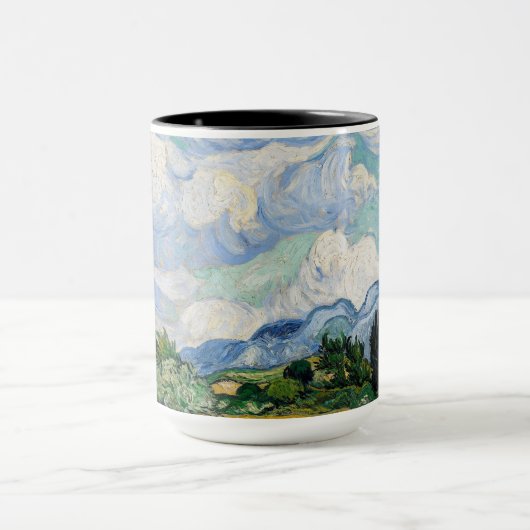 Tarweveld met cilinders mok (Midden)