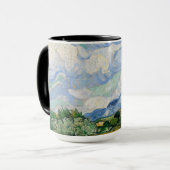 Tarweveld met cilinders mok (Voorkant links)