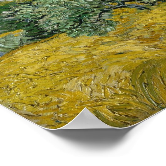 Tarweveld met cilinders poster (Hoek)