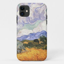 Tarweveld met cipres van Van Gogh.