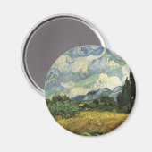 Tarweveld met cipressen,Vincent Van Gogh Magneet (Voorkant / Achterkant)