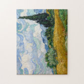Tarweveld met Cypresse Puzzle Legpuzzel (Verticaal)