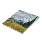 Tarweveld met Cypresse Tile Tegeltje (Zijkant)