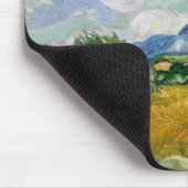 Tarweveld met Cypresses Mousepad Muismat (Hoek)