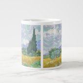 Tarweveld met Cypresses Van Gogh Fine Art Grote Koffiekop (Voorkant)