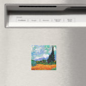 Tarweveld met Cypresses Van Gogh Fine Art Magneet (Insitu (Vaatwasser))