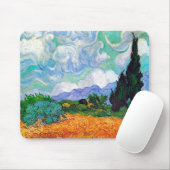 Tarweveld met Cypresses Van Gogh Fine Art Muismat (Met muis)