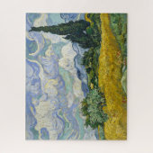 Tarweveld met Cypresses Vincent Van Gogh 1889 Legpuzzel (Verticaal)