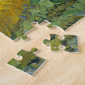 Tarweveld met Cypresses Vincent Van Gogh 1889 Legpuzzel (Zijkant)