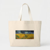 Tarweveld met koeien grote tote bag (Voorkant)