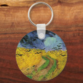 Tarweveld met koeien sleutelhanger (Voorkant)