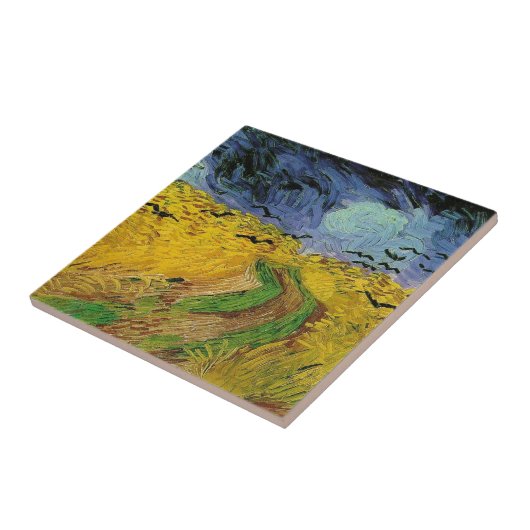 Tarweveld met koeien tegeltje (Zijkant)