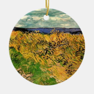Tarweveld met korenbloemen door Vincent van Gogh Keramisch Ornament