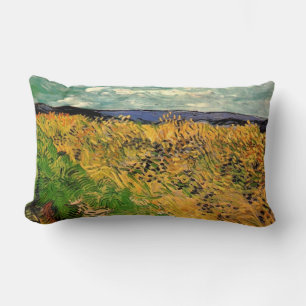 Tarweveld met korenbloemen van Van Gogh. Kussen