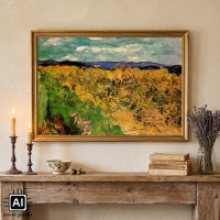 Tarweveld met korenbloemen van Vincent van Gogh