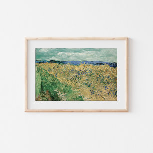 Tarweveld met korenbloemen Vincent van Gogh Poster