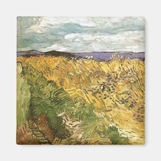 Tarweveld met kornbloemen Van Gogh Fine Art Magneet (Voorkant)