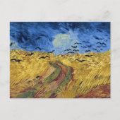 Tarweveld met kraaien Vincent van Gogh Briefkaart (Voorkant)
