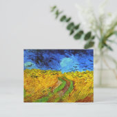 Tarweveld met Kroes Van Gogh Fine Art Briefkaart (Staand voorkant)