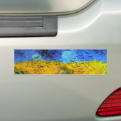 Tarweveld met Kroes Van Gogh Fine Art Bumpersticker (Op auto)