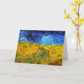 Tarweveld met Kroes Van Gogh Fine Art Kaart (Gele Bloem)