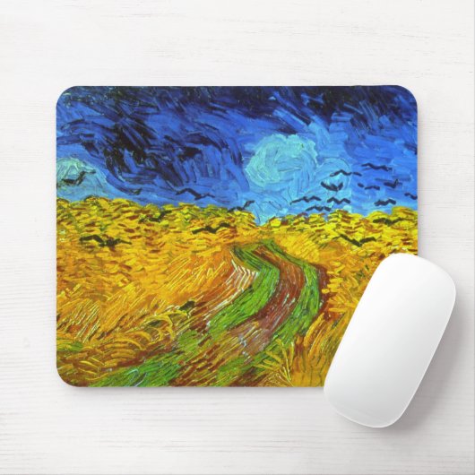 Tarweveld met Kroes Van Gogh Fine Art Muismat (Met muis)