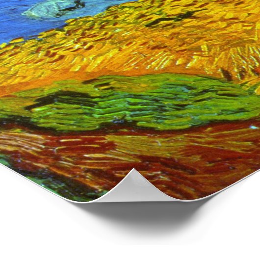 Tarweveld met Kroes Van Gogh Fine Art Poster (Hoek)