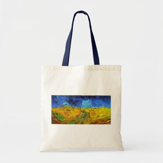 Tarweveld met Kroes Van Gogh Fine Art Tote Bag (Voorkant)