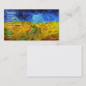 Tarweveld met Kroes Van Gogh Fine Art Visitekaartje (Voorkant / Achterkant)