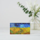 Tarweveld met Kroes Van Gogh Fine Art Visitekaartje (Staand voorkant)