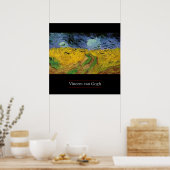 Tarweveld met Krokoen door Van Gogh Poster Print (Keuken)