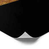 Tarweveld met Krokoen door Van Gogh Poster Print (Hoek)