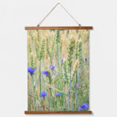 Tarweveld met papavers en maïsbloemen hangend wandkleed (Voorkant 2)