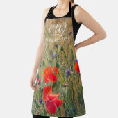 Tarweveld met papavers en maïsbloemen schort (Insitu)