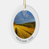 Tarweveld na oogst 2 keramisch ornament (Rechts)