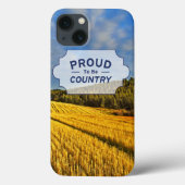 Tarweveld na oogst Case-Mate iPhone case (Achterkant)
