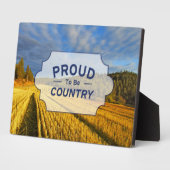 Tarweveld na oogst fotoplaat (Zijkant)