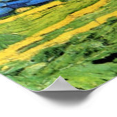 Tarweveld onder bewolkte hemel door Vincent van Go Poster (Hoek)