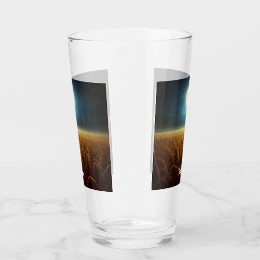 Tarweveld onder maanlicht glas (Rechts)