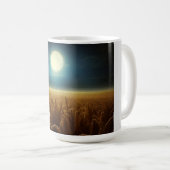 Tarweveld onder maanlicht koffiemok (Voorkant rechts)