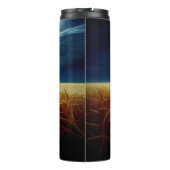 Tarweveld onder maanlicht thermosbeker (Achterkant)