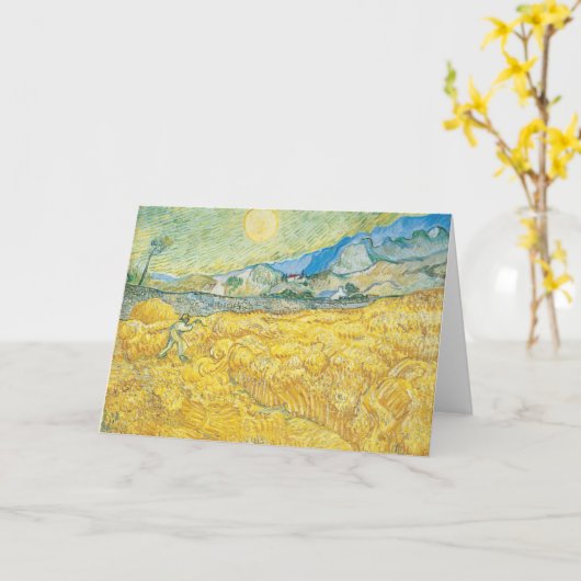 tarweveld | Vincent van Gogh Kaart (Gele Bloem)