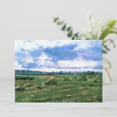 Tarwevelden met hooibergen van Vincent van Gogh (Staand voorkant)
