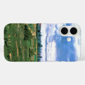 Tarwevelden met hooibergen van Vincent van Gogh Case-Mate iPhone Case (Achterkant (horizontaal))
